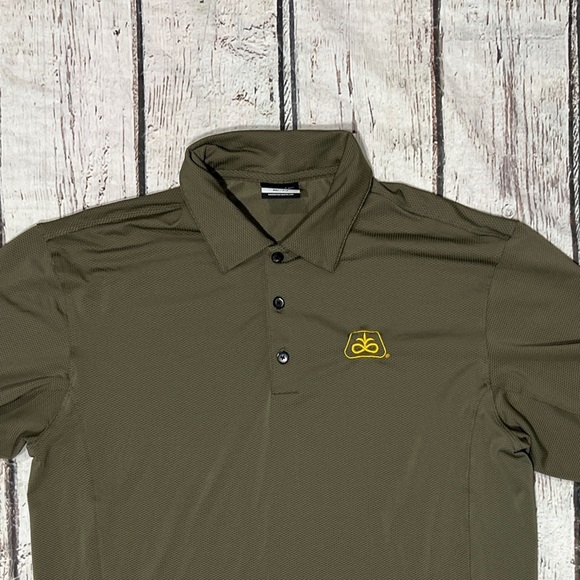 Nike Golf Boots on the Ground Eyes on the Sky Polo Golfer Mens Shirt - Picture 2 of 5